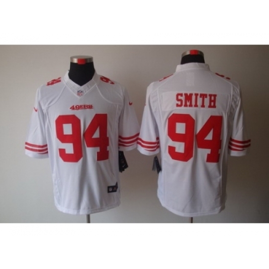 Nike San Francisco 49ers 94 Justin Smith White Limited NFL Jersey Nike San Francisco 49ers 94 Justin Smith White Limited NFL Jersey