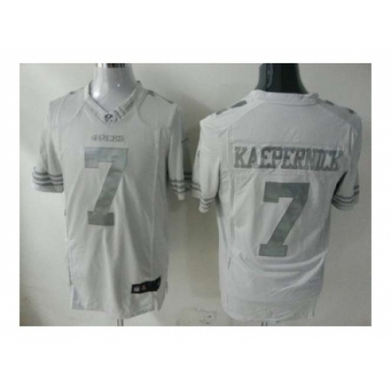 Nike san francisco 49ers 7 Colin Kaepernick White game Platinum NFL Jersey Nike san francisco 49ers 7 Colin Kaepernick White game Platinum NFL Jersey