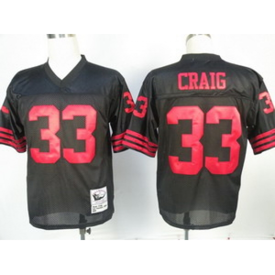 San Francisco 49ers 33 Craig Black throwback Jerseys San Francisco 49ers 33 Craig Black throwback Jerseys