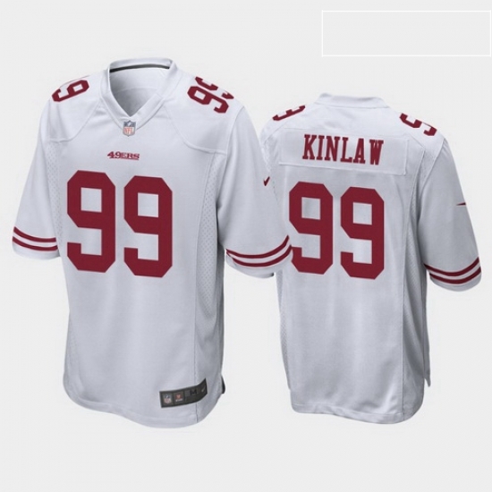 men javon kinlaw san francisco 49ers white game jersey men javon kinlaw san francisco 49ers white game jersey