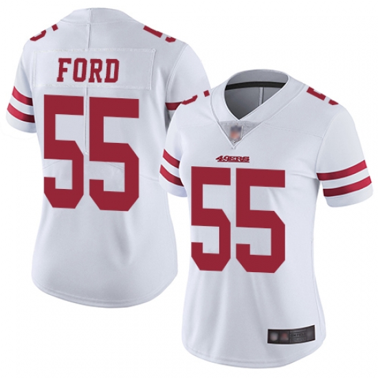 49ers 55 Dee Ford White Women Stitched Football Vapor Untouchable Limited Jersey 49ers 55 Dee Ford White Women Stitched Football Vapor Untouchable Limited Jersey