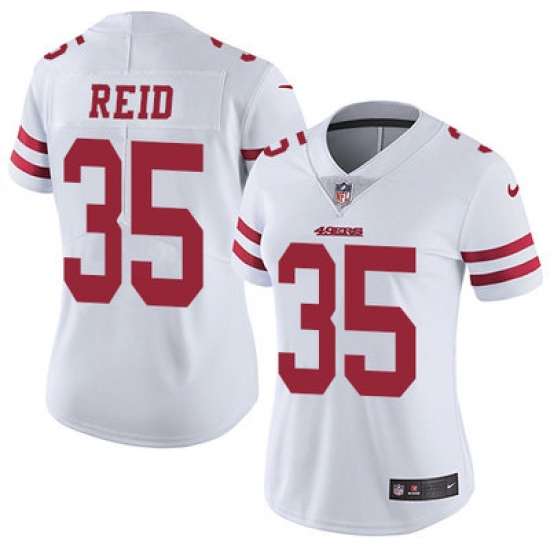Nike 49ers #35 Eric Reid White Womens Stitched NFL Vapor Untouchable Limited Jersey Nike 49ers #35 Eric Reid White Womens Stitched NFL Vapor Untouchable Limited Jersey
