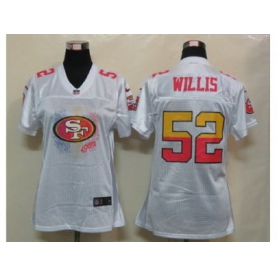 Nike Womens San Francisco 49ers #52 Willis White Jerseys Nike Womens San Francisco 49ers #52 Willis White Jerseys