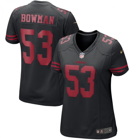 Women 49ers #53 NaVorro Bowman Black Vapor Untouchable Limited Player NFL Jersey Women 49ers #53 NaVorro Bowman Black Vapor Untouchable Limited Player NFL Jersey