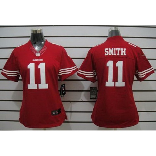 Women Nike San Francisco 49ers 11# Alex Smith Red LIMITED NFL Jerseys Women Nike San Francisco 49ers 11# Alex Smith Red LIMITED NFL Jerseys