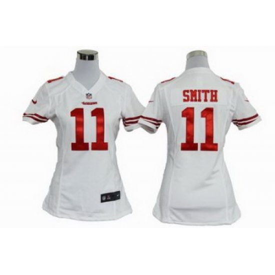 Women Nike San Francisco 49ers #11 Alex Smith White Jersey Women Nike San Francisco 49ers #11 Alex Smith White Jersey