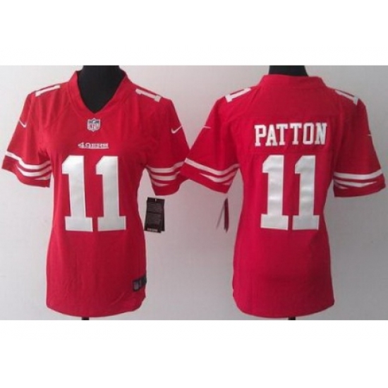 Women Nike San Francisco 49ers 11 Quinton Patton Red NFL Jerseys Women Nike San Francisco 49ers 11 Quinton Patton Red NFL Jerseys