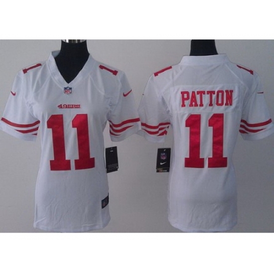 Women Nike San Francisco 49ers 11 Quinton Patton White NFL Jerseys Women Nike San Francisco 49ers 11 Quinton Patton White NFL Jerseys