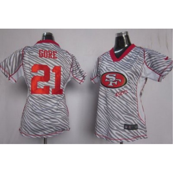Women Nike San Francisco 49ers 21 Frank Gore Women Nike San Francisco 49ers 21 Frank Gore