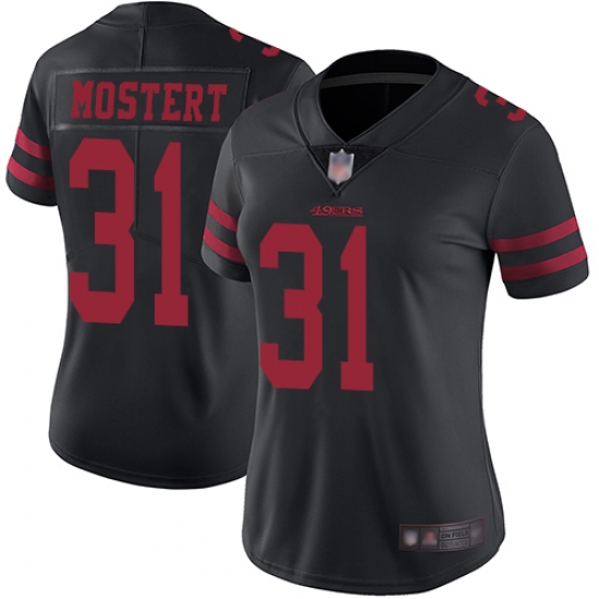 Women Nike San Francisco 49ers 31 Raheem Mostert Black Vapor Untouchable Limited Player NFL Jersey Women Nike San Francisco 49ers 31 Raheem Mostert Black Vapor Untouchable Limited Player NFL Jersey