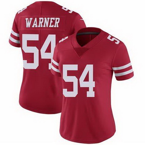 Women Nike San Francisco 49ers Fred Warner 54 Red Vapor Untouchable Limited NFL Jersey Women Nike San Francisco 49ers Fred Warner 54 Red Vapor Untouchable Limited NFL Jersey