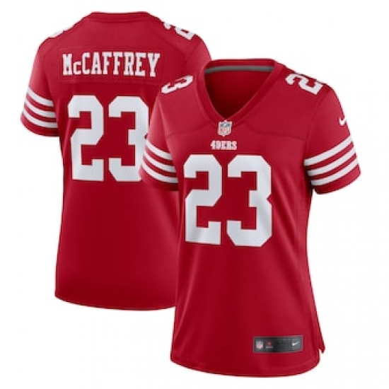 Women San Francisco 49ers Christian McCaffrey Nike Red Vapor Untouchable Stitched Jersey Women San Francisco 49ers Christian McCaffrey Nike Red Vapor Untouchable Stitched Jersey