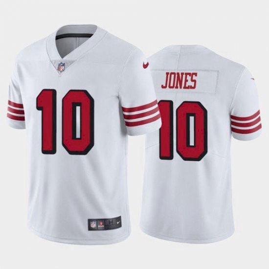 Women San Francisco 49ers Mac Jones Color Rush White 2021 Draft Jersey Women San Francisco 49ers Mac Jones Color Rush White 2021 Draft Jersey