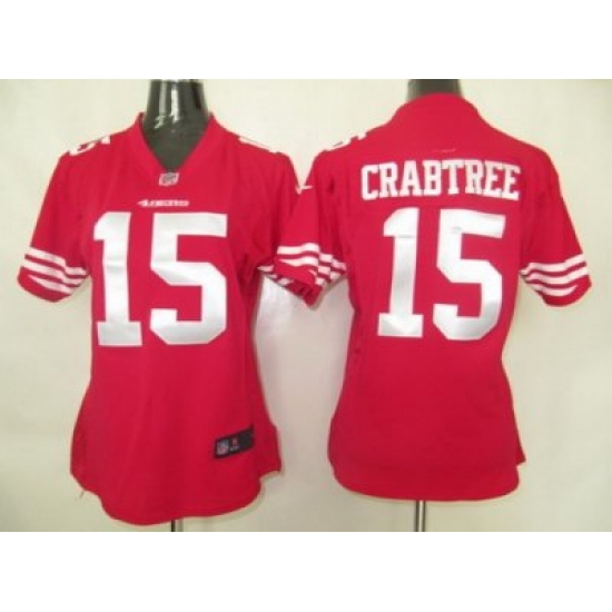 Womens Nike San Francisco 49ers 15# Crabtree Authentic Jersey Womens Nike San Francisco 49ers 15# Crabtree Authentic Jersey