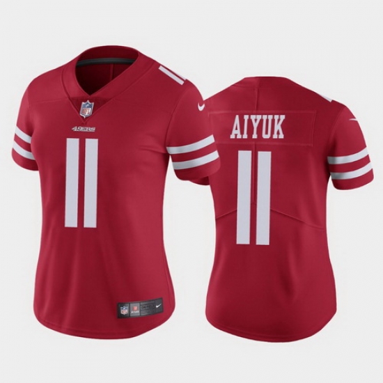 women brandon aiyuk san francisco 49ers scarlet vapor limited jersey women brandon aiyuk san francisco 49ers scarlet vapor limited jersey