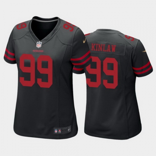 women javon kinlaw san francisco 49ers black game jersey women javon kinlaw san francisco 49ers black game jersey