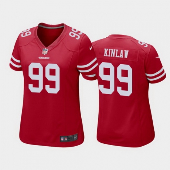 women javon kinlaw san francisco 49ers scarlet game jersey women javon kinlaw san francisco 49ers scarlet game jersey