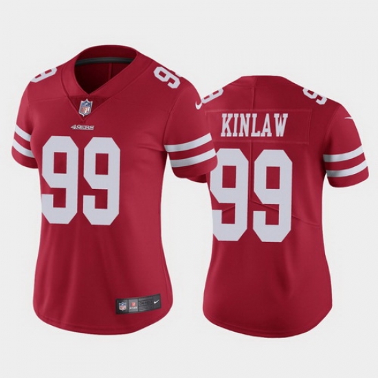 women javon kinlaw san francisco 49ers scarlet vapor limited jersey women javon kinlaw san francisco 49ers scarlet vapor limited jersey