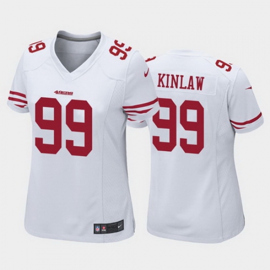 women javon kinlaw san francisco 49ers white game jersey women javon kinlaw san francisco 49ers white game jersey