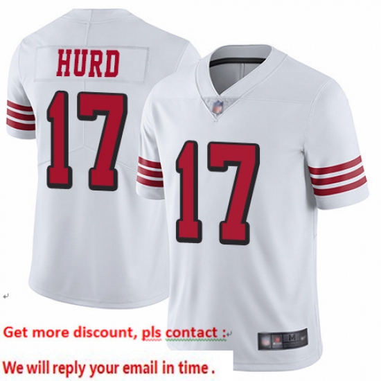 49ers 17 Jalen Hurd White Rush Youth Stitched Football Vapor Untouchable Limited Jersey 49ers 17 Jalen Hurd White Rush Youth Stitched Football Vapor Untouchable Limited Jersey