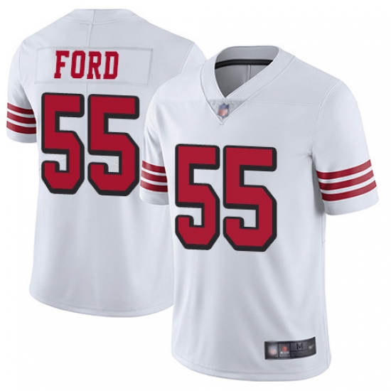 49ers 55 Dee Ford White Rush Youth Stitched Football Vapor Untouchable Limited Jersey 49ers 55 Dee Ford White Rush Youth Stitched Football Vapor Untouchable Limited Jersey