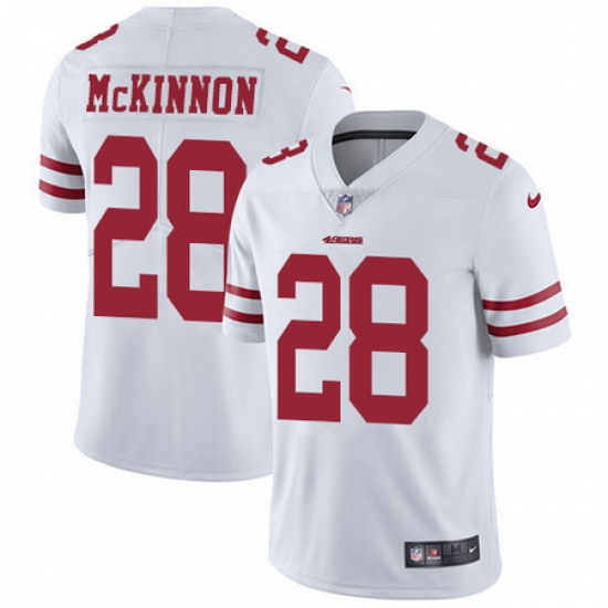 Nike 49ers #28 Jerick McKinnon White Youth Stitched NFL Vapor Untouchable Limited Jersey Nike 49ers #28 Jerick McKinnon White Youth Stitched NFL Vapor Untouchable Limited Jersey