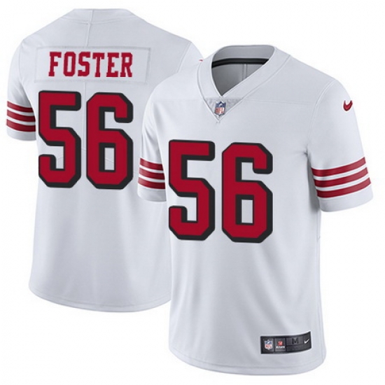Nike 49ers #56 Reuben Foster White Rush Youth Stitched NFL Vapor Untouchable Limited Jersey Nike 49ers #56 Reuben Foster White Rush Youth Stitched NFL Vapor Untouchable Limited Jersey