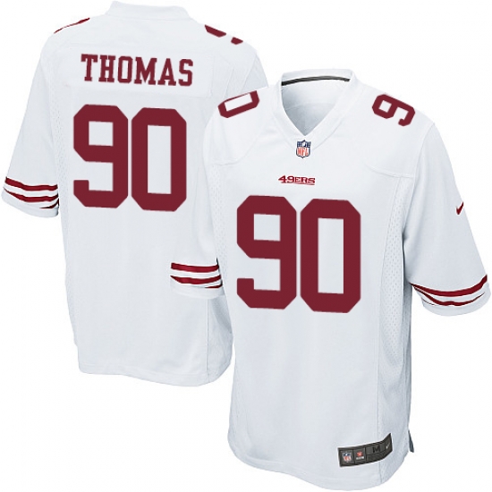 Nike 49ers #90 Solomon Thomas White Youth Stitched NFL Elite Jersey Nike 49ers #90 Solomon Thomas White Youth Stitched NFL Elite Jersey