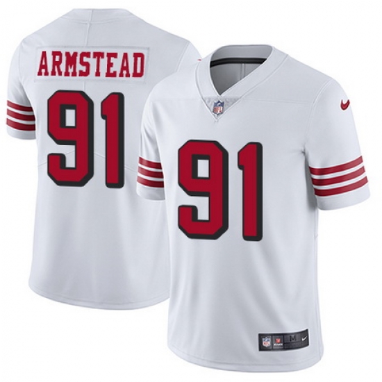 Nike 49ers #91 Arik Armstead White Rush Youth Stitched NFL Vapor Untouchable Limited Jersey Nike 49ers #91 Arik Armstead White Rush Youth Stitched NFL Vapor Untouchable Limited Jersey