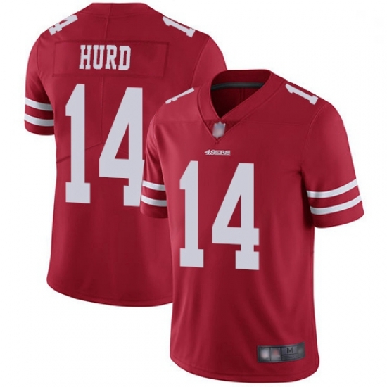 Youth 49ers 14 Jalen Hurd Red Team Color Stitched Football Vapor Untouchable Limited Jersey Youth 49ers 14 Jalen Hurd Red Team Color Stitched Football Vapor Untouchable Limited Jersey