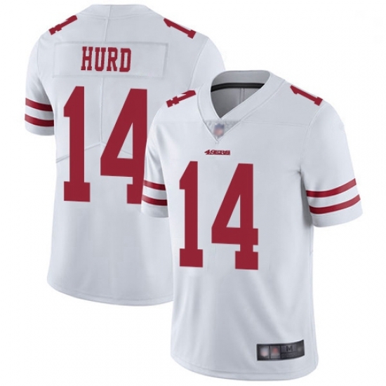 Youth 49ers 14 Jalen Hurd White Stitched Football Vapor Untouchable Limited Jersey Youth 49ers 14 Jalen Hurd White Stitched Football Vapor Untouchable Limited Jersey