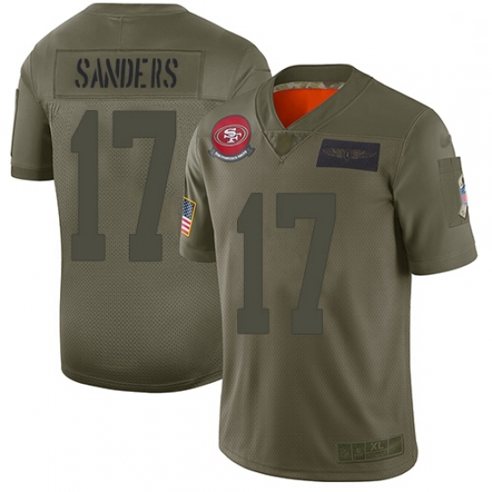 Youth 49ers 17 Emmanuel Sanders Camo Stitched Football Limited 2019 Salute to Service Jersey Youth 49ers 17 Emmanuel Sanders Camo Stitched Football Limited 2019 Salute to Service Jersey