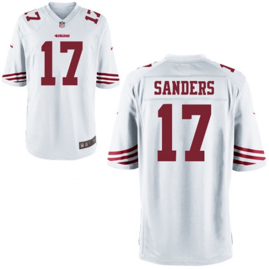 Youth 49ers 17 Emmanuel Sanders White Game Stitched NFL Jersey Youth 49ers 17 Emmanuel Sanders White Game Stitched NFL Jersey