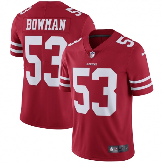 Youth 49ers #53 NaVorro Bowman Red Vapor Untouchable Limited Player NFL Jersey Youth 49ers #53 NaVorro Bowman Red Vapor Untouchable Limited Player NFL Jersey