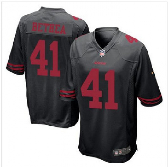 Youth NEW San Francisco 49ers #41 Antoine Bethea Black Alternate Stitched NFL Elite Jersey Youth NEW San Francisco 49ers #41 Antoine Bethea Black Alternate Stitched NFL Elite Jersey