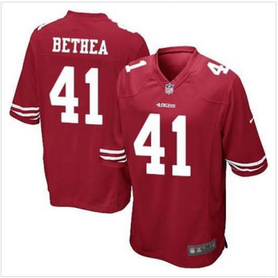 Youth NEW San Francisco 49ers #41 Antoine Bethea Red Team Color Stitched NFL Elite Jersey Youth NEW San Francisco 49ers #41 Antoine Bethea Red Team Color Stitched NFL Elite Jersey