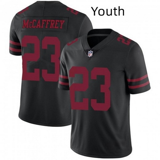 Youth NFL San Francisco 49ers 23 Christian McCaffrey Black Vapor Untouchable Limited Stitched Jersey Youth NFL San Francisco 49ers 23 Christian McCaffrey Black Vapor Untouchable Limited Stitched Jersey