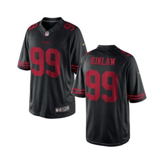 Youth Nike 49ers 99 Javon Kinlaw Black Game Stitched NFL Jersey Youth Nike 49ers 99 Javon Kinlaw Black Game Stitched NFL Jersey