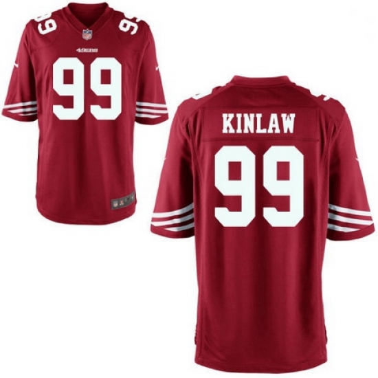 Youth Nike 49ers 99 Javon Kinlaw Red Game Stitched NFL Jersey Youth Nike 49ers 99 Javon Kinlaw Red Game Stitched NFL Jersey
