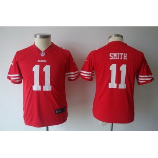 Youth Nike San Francisco 49ers 11# Smith Authentic Red Jersey Youth Nike San Francisco 49ers 11# Smith Authentic Red Jersey