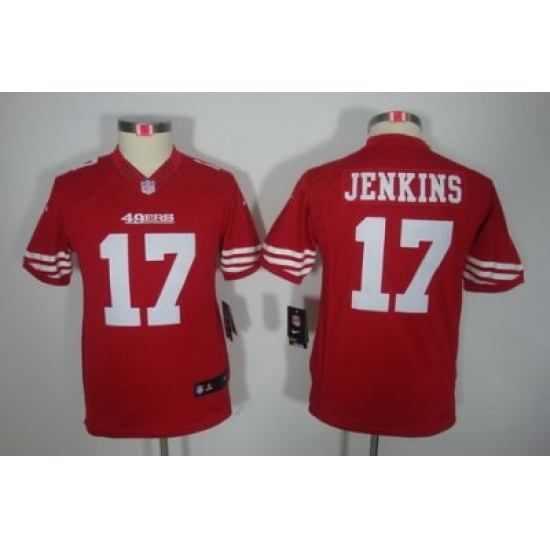 Youth Nike San Francisco 49ers #17 Jenkins Red Limited Jerseys Youth Nike San Francisco 49ers #17 Jenkins Red Limited Jerseys
