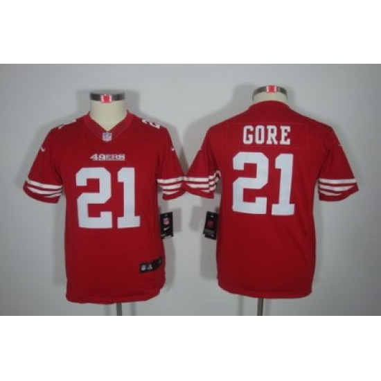 Youth Nike San Francisco 49ers 21# Gore Red Limited Jerseys Youth Nike San Francisco 49ers 21# Gore Red Limited Jerseys