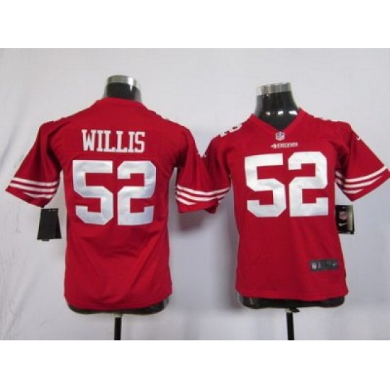 Youth Nike San Francisco 49ers #52 Patrick Willis Red Nike NFL Jerseys Youth Nike San Francisco 49ers #52 Patrick Willis Red Nike NFL Jerseys
