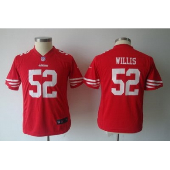 Youth Nike San Francisco 49ers 52# Willis Authentic Red Jersey Youth Nike San Francisco 49ers 52# Willis Authentic Red Jersey