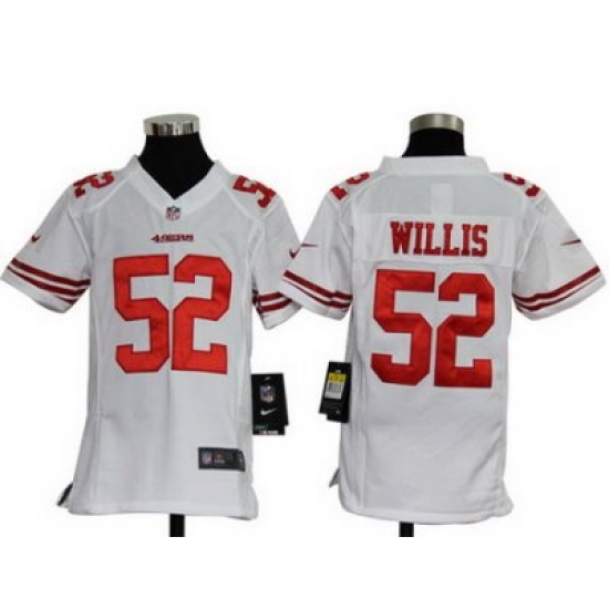 Youth Nike San Francisco 49ers 52# Willis Authentic White Jersey Youth Nike San Francisco 49ers 52# Willis Authentic White Jersey