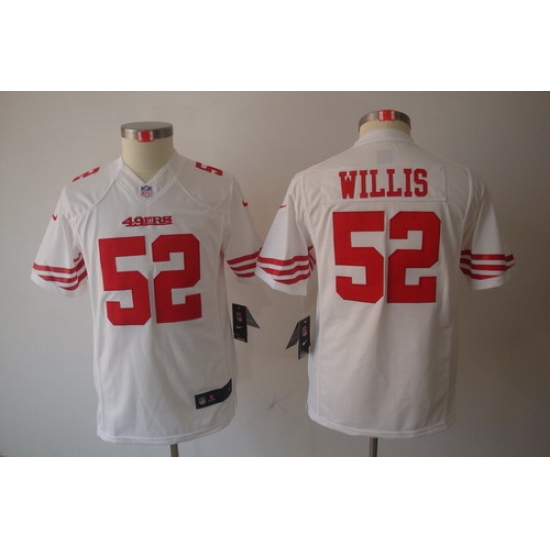 Youth Nike San Francisco 49ers 52# Willis White Limited Jerseys Youth Nike San Francisco 49ers 52# Willis White Limited Jerseys