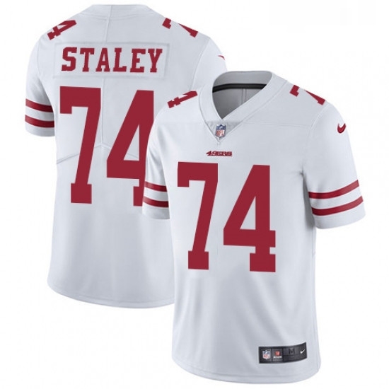 Youth Nike San Francisco 49ers 74 Joe Staley Elite White NFL Jersey Youth Nike San Francisco 49ers 74 Joe Staley Elite White NFL Jersey