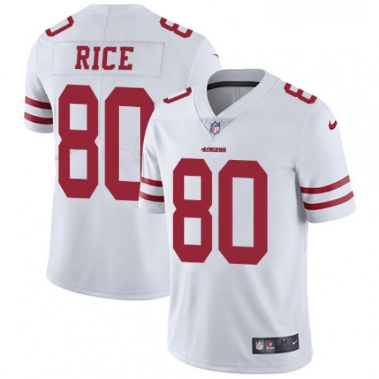 Youth Nike San Francisco 49ers 80 Jerry Rice Elite White NFL Jersey Youth Nike San Francisco 49ers 80 Jerry Rice Elite White NFL Jersey