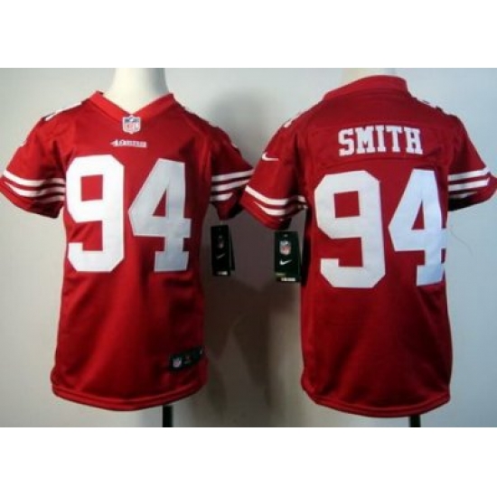 Youth Nike San Francisco 49ers #94 Justin Smith Red Nike NFL Jerseys Youth Nike San Francisco 49ers #94 Justin Smith Red Nike NFL Jerseys