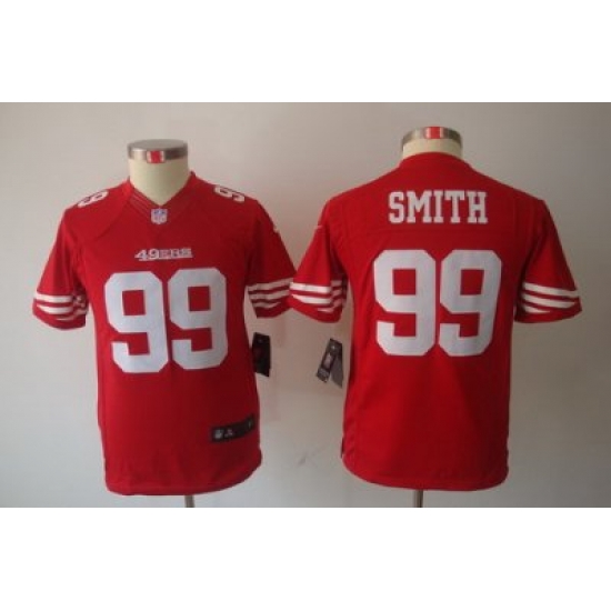 Youth Nike San Francisco 49ers 99# Aldon Smith Red Limited Jerseys Youth Nike San Francisco 49ers 99# Aldon Smith Red Limited Jerseys